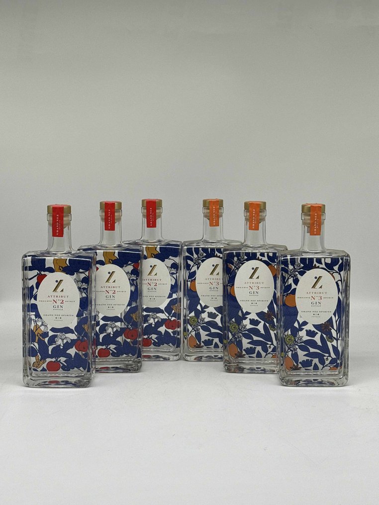 Grand Nez Spirits - Attribut Gin No. 2 & No. 3  - 70cl - 6 bottles #1.0