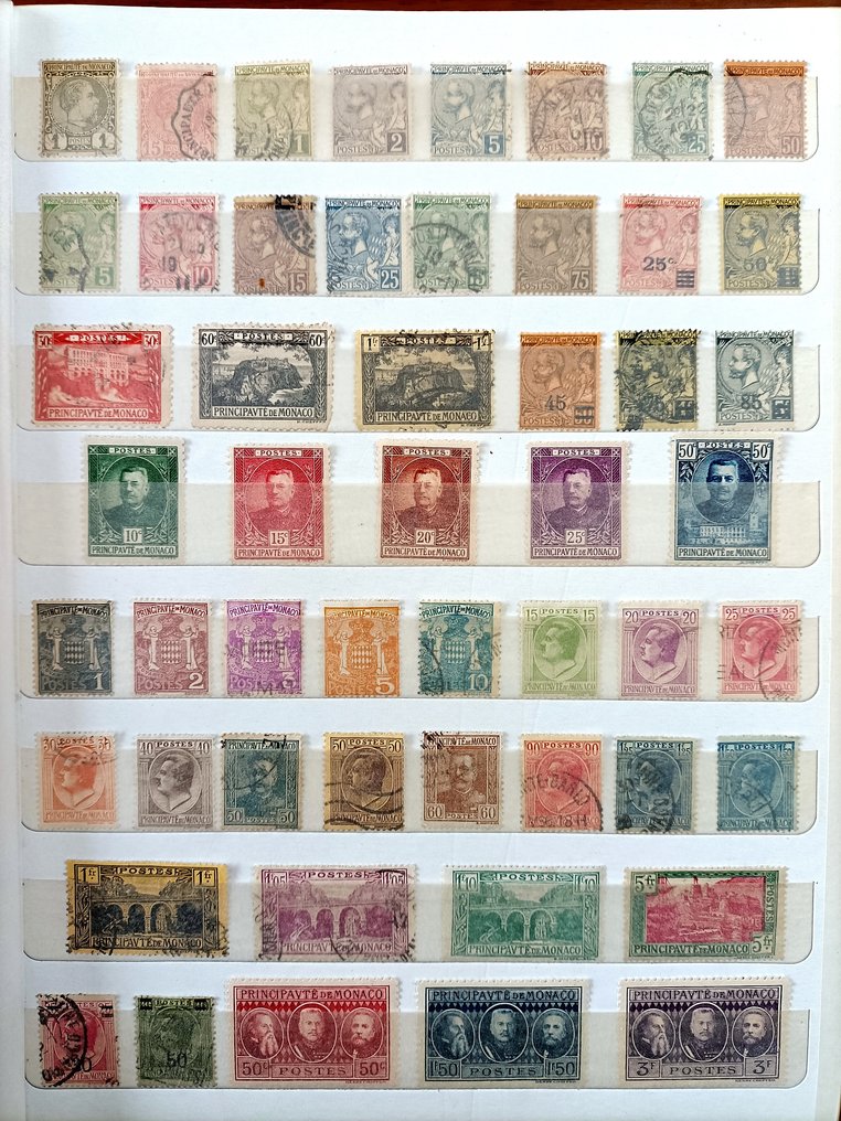 Monaco 1885/1958 - Wide selection of the period, also in blocks with Airmail, sheets, and 3 FDCs. - Unificato Euro 1.900,00+ #1.0