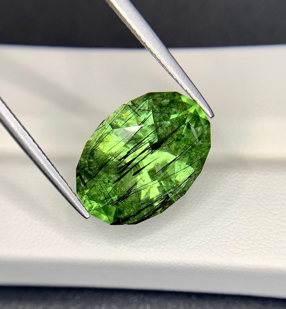 没有保留价 橄榄石  - 13.51 ct - 国际有色宝石协会（ICA GemLab） - 稀有的 Ludwigite #4.3