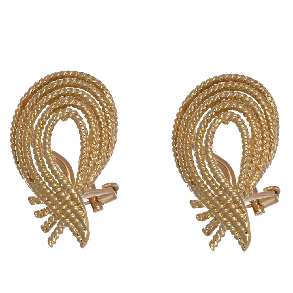 Drop fülbevaló - 18 kt. Sárga arany #1.0