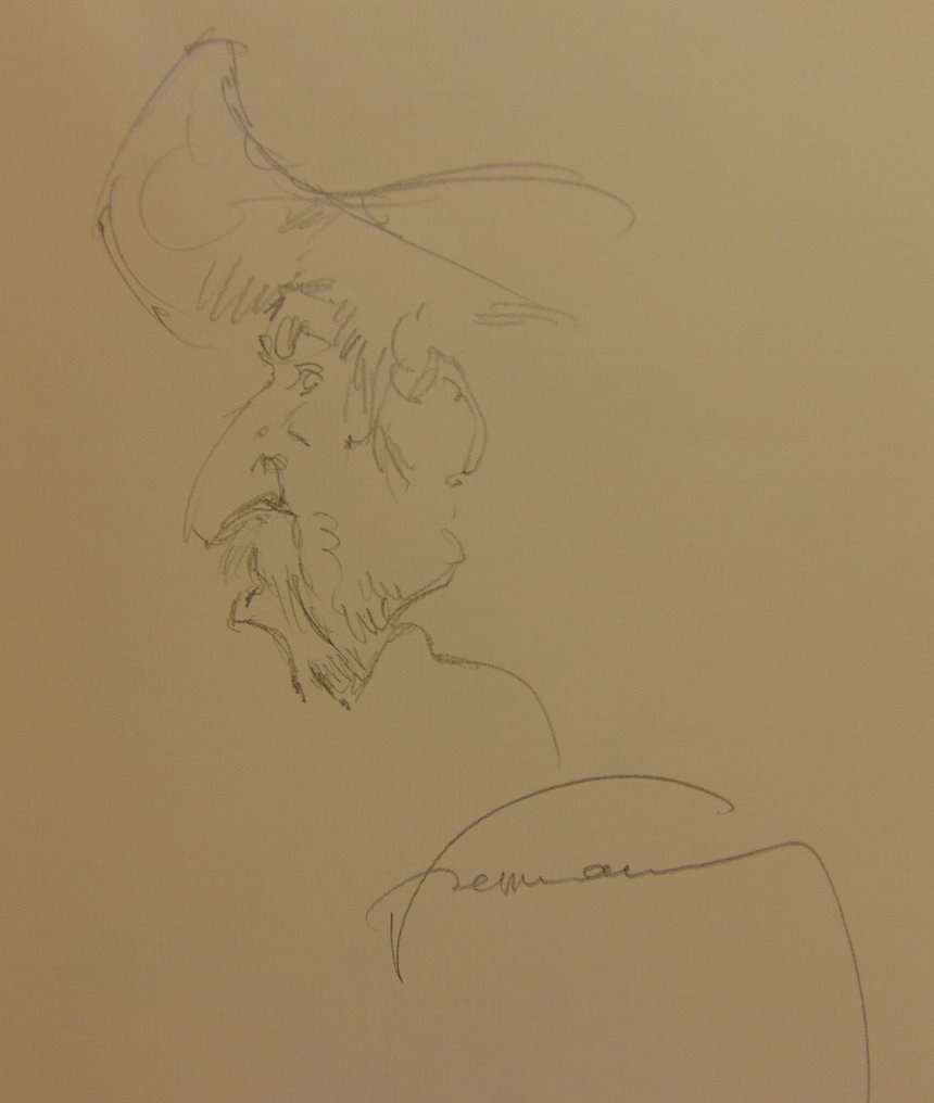 Comanche - Retro uitgave deel 1 + originele potlood tekening - hc met linnen rug - 1 Album - Første udgave - 2007 #4.3