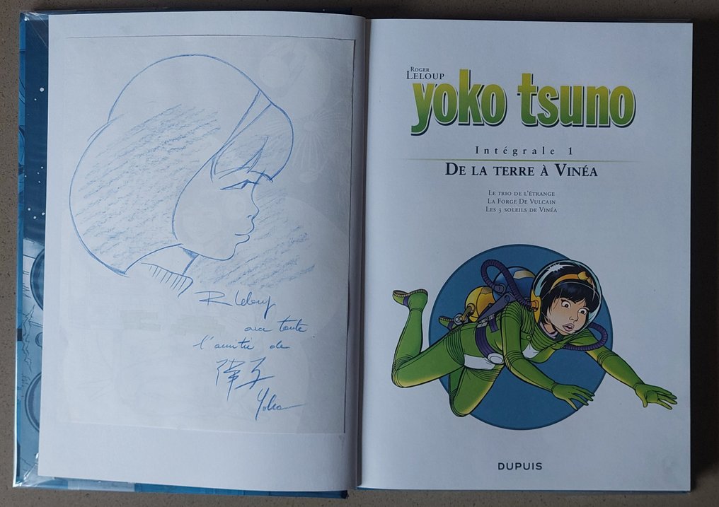 Yoko Tsuno Intégrale T1 + dédicace - C - 1 Album - Reprint - 2020 #3.2