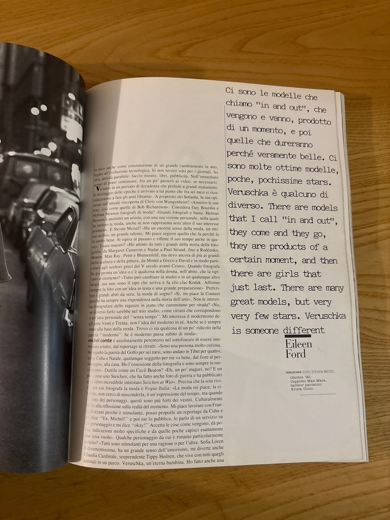 Steven Meisel, Serge Lutens, Helmut Newton, William Klein, Sarah Moon - 30 Anni di Vogue Italia - 1994 #3.2