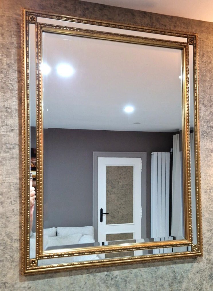 Deknudt - 墙面镜子  - 玻璃, 木 #1.0