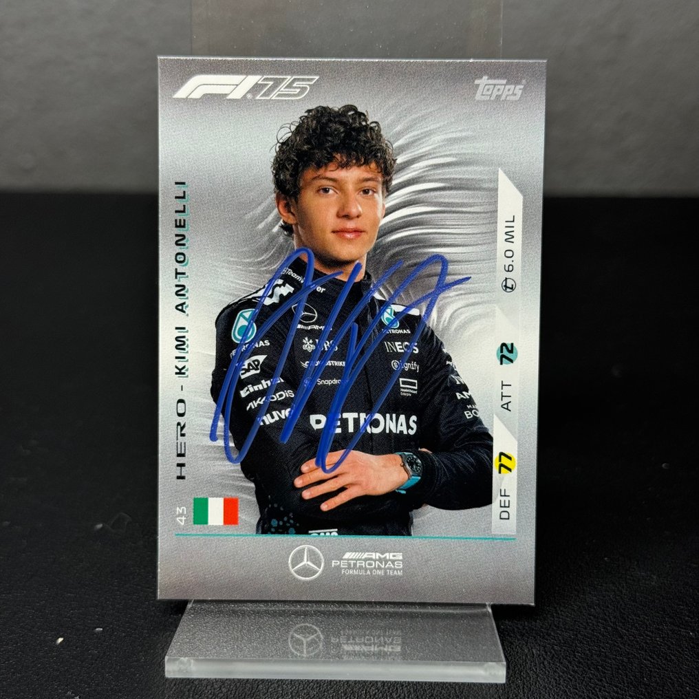 梅 赛 德 斯 - Topps Hero 43 Signed - Andrea Kimi Antonelli - 2025 - 交易卡片 #1.0