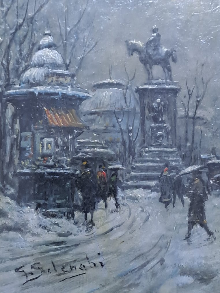 Giuseppe Solenghi (1879-1944) - Scorcio di Milano #4.3