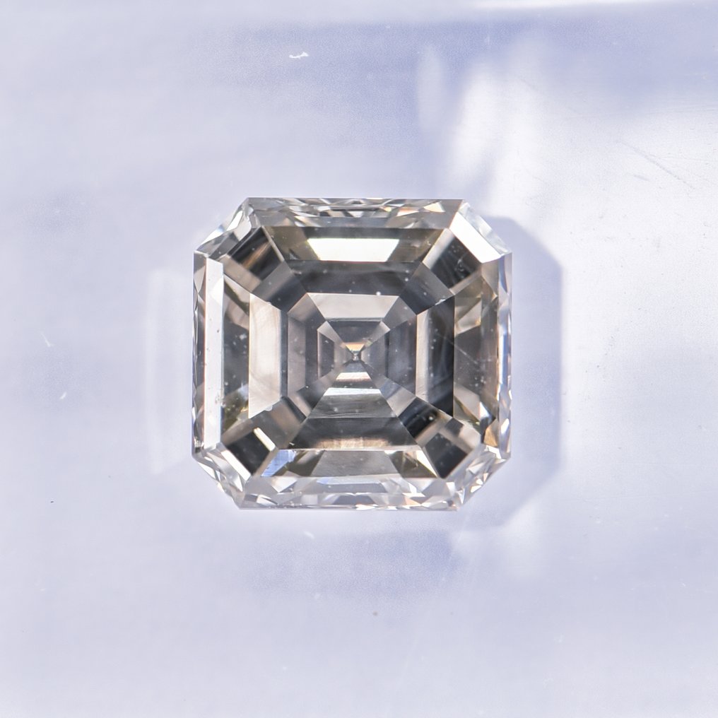 没有保留价 - 1 pcs 钻石  (天然色彩的)  - 1.42 ct - 祖母绿 - Fancy 稍帶棕色的, 稍帶綠色的 黄色 - SI2 微内含二级 - 国际宝石研究院（IGI） - VG VG #4.3