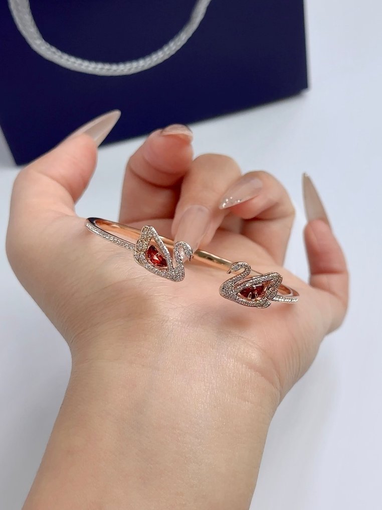 Swarovski - Statuetta, DANCING SWAN Bracelet - 0 cm - Cristallo #1.0