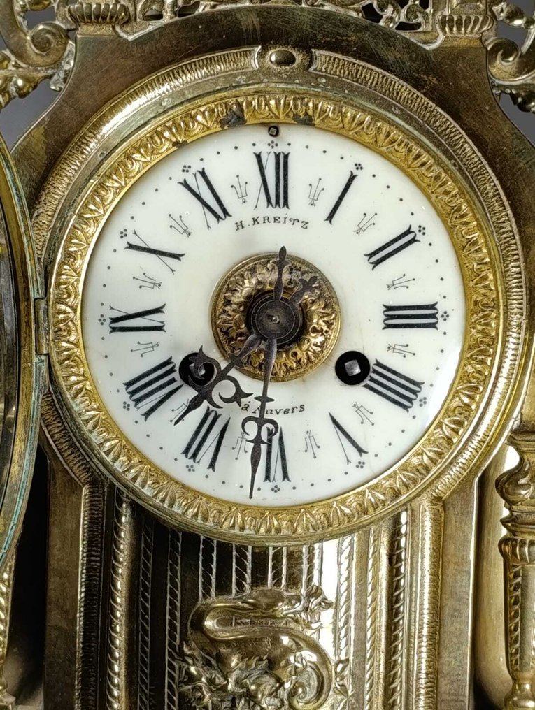 péndulo - H.KREITZ - Bronce - 1870 #2.1