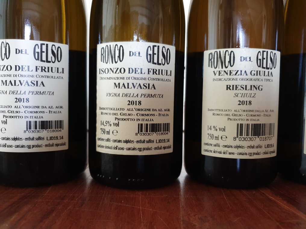 Ronco del Gelso: Malvasia Vigna della Permuta 2019 x2, 2018 x2 & Schulz 2018 x2 - 弗留利-威尼斯朱利亚 DOC, IGT - 6 Bottles (0.75L) #3.2