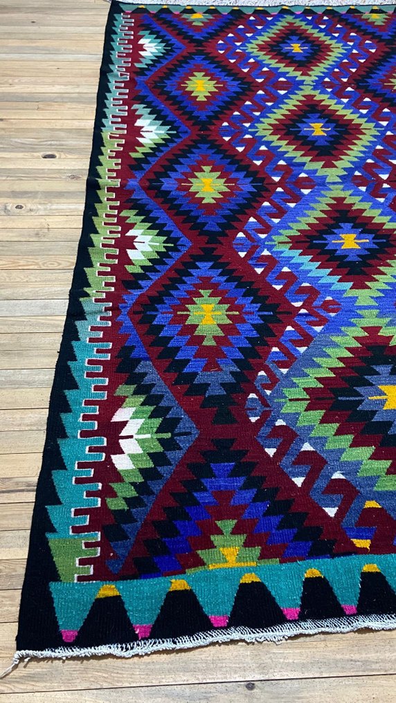 Usak - Tappeto - 261 cm - 164 cm - Kelim in lana tessuto a mano #2.1