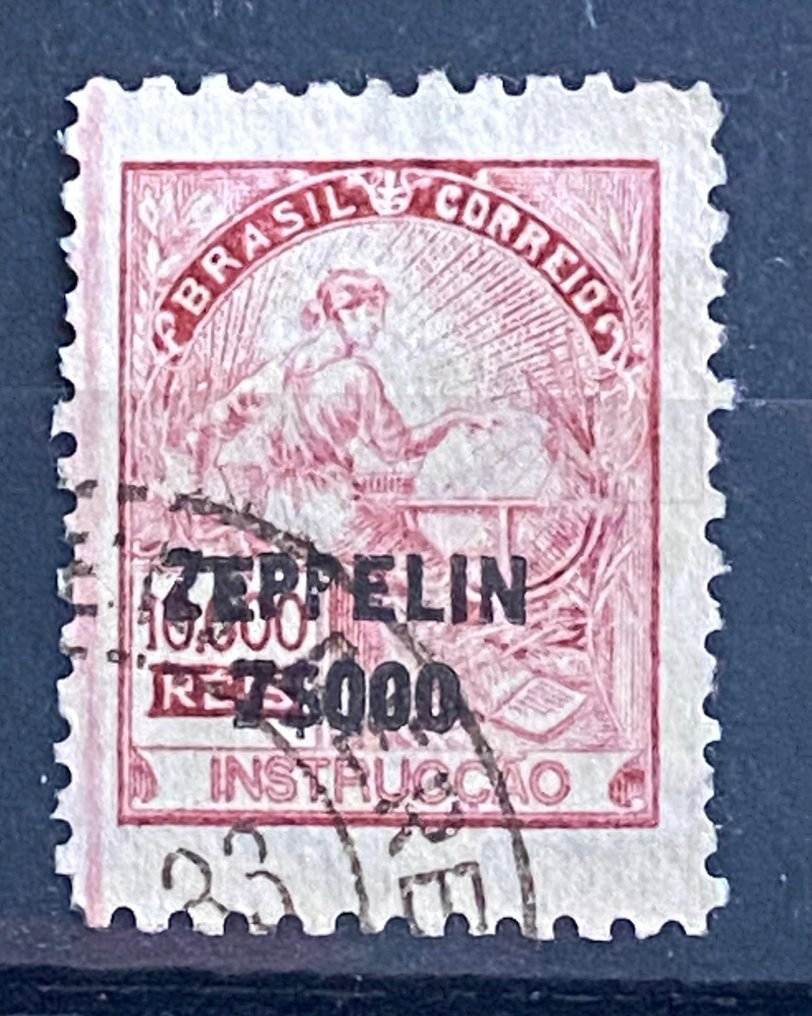 南美 1850/1984 - 南美洲 1850-1984,已使用,空邮加盖套装,1930年的Zeppelin和革命,完整 - Catalog codes: Michel BR 349, Stamp Number BR 353, Yvert et Tellier BR 232, Stanley Gibbons BR 501, #1.0