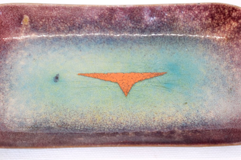 Untertasse - Kupfer, Emaille - emailierter Kupfer #2.1