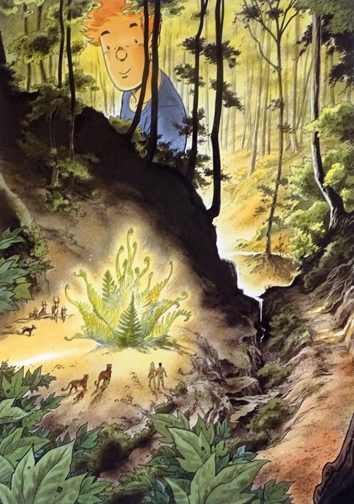 Frank Pé - 1 Offset Print - Broussaille - La forêt #2.1