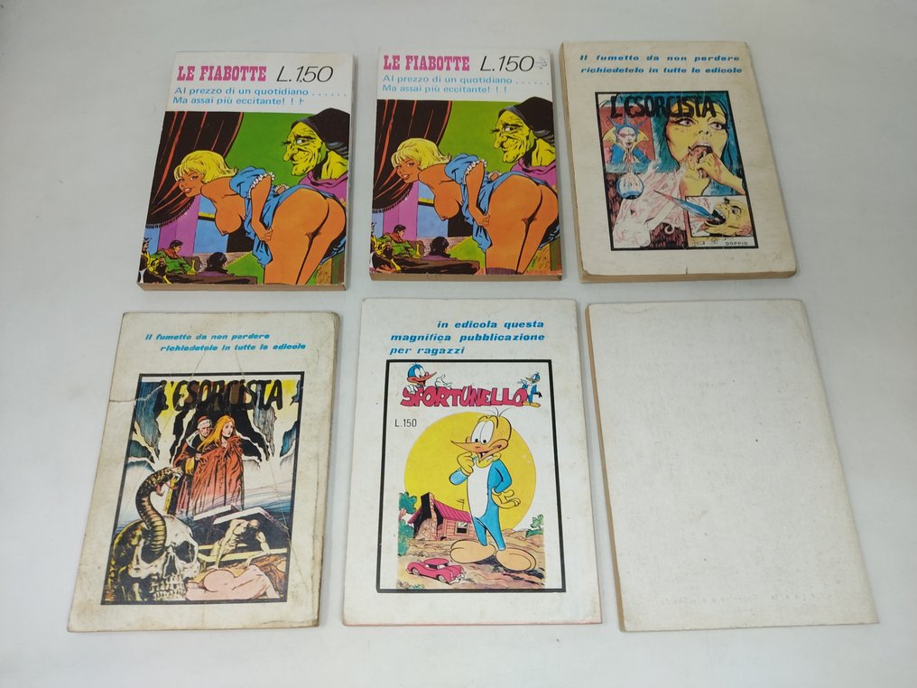Lotto 6x - Sexy fiabe anni '70 numeri 1-2-6-8-10-15 - 6 Comics - Various editions #2.1