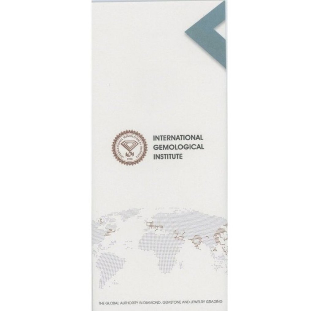 戒指 - 18K包金 白金 - 0.80ct. tw. 钻石 (天然) - 钻石 #4.3