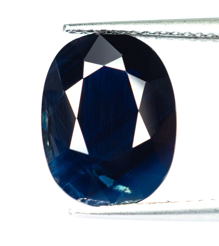 χωρίς τιμή ασφαλείας Ζαφείρι - 7.65 ct - Bellerophon Gemlab - Σκούρο Μπλε #1.0