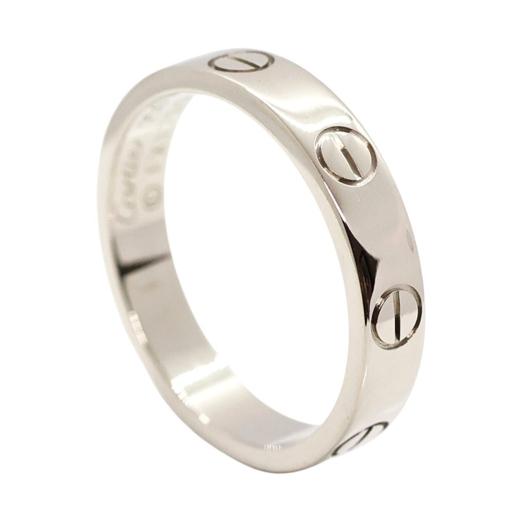 Cartier - 戒指 - LOVE small model - 18K包金 白金 #3.2