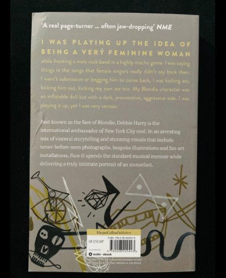 Signed, Blondie - Debby Harry - Face It: A Memoir - Autograph - 2022 #3.2