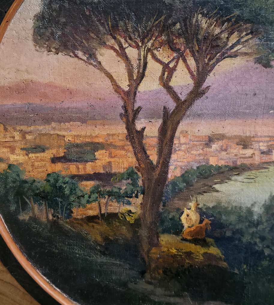 Vincenzo Loria (1850-1939), Attr. a - Veduta di Napoli #3.2