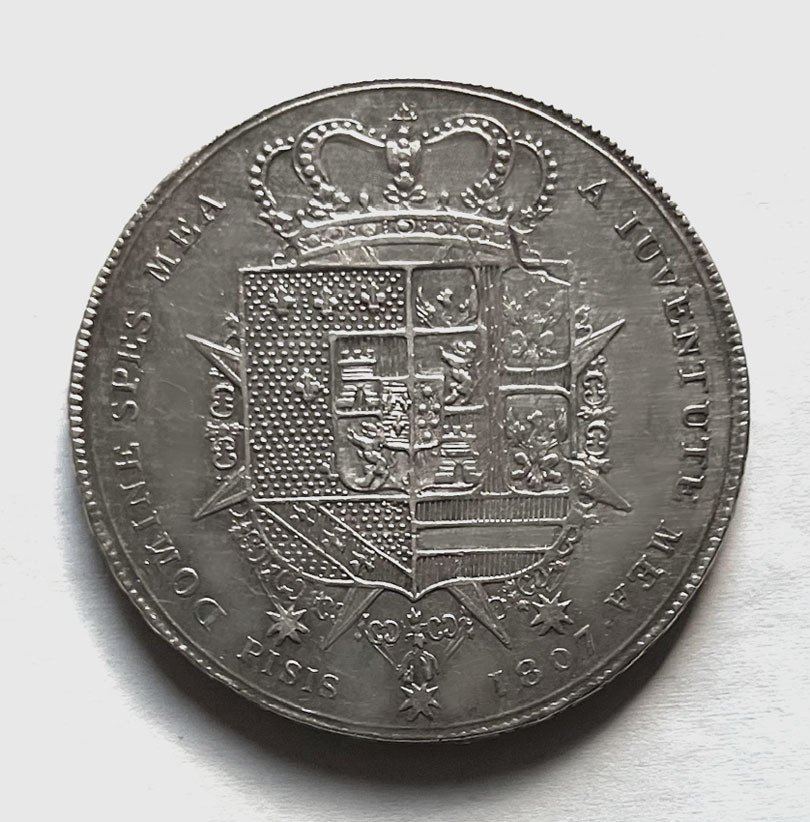 Toscana, Regno d'Etruria. Francescone 1807 #2.1