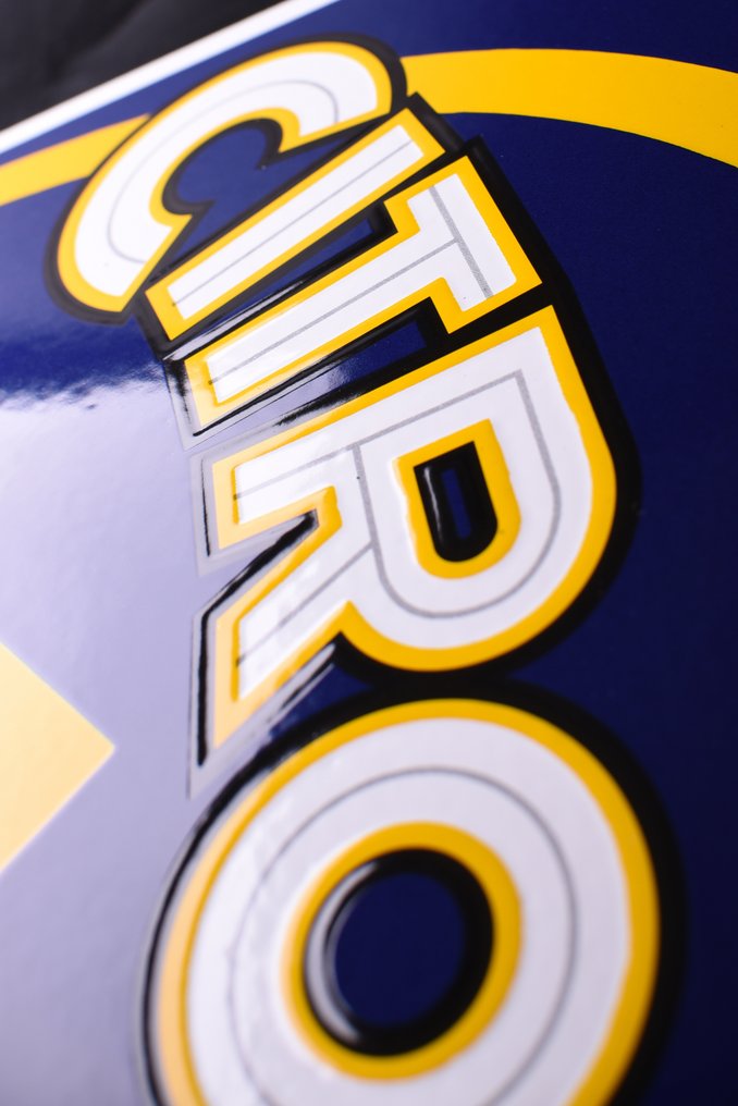 Sign - Citroën - Citroën Agence mod. 1940-1950; original technology; great relief; enamel sign #1.0