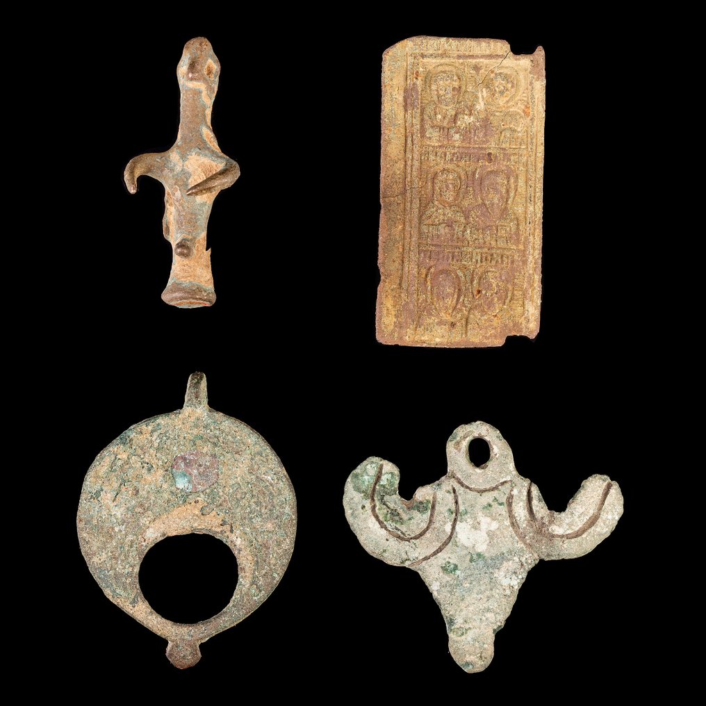 古代到后中世纪 青铜饰品组  (没有保留价) #1.0