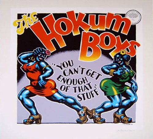 Crumb, Robert - 1 Silkscreen - The Hokum Boys - 2009 #1.0