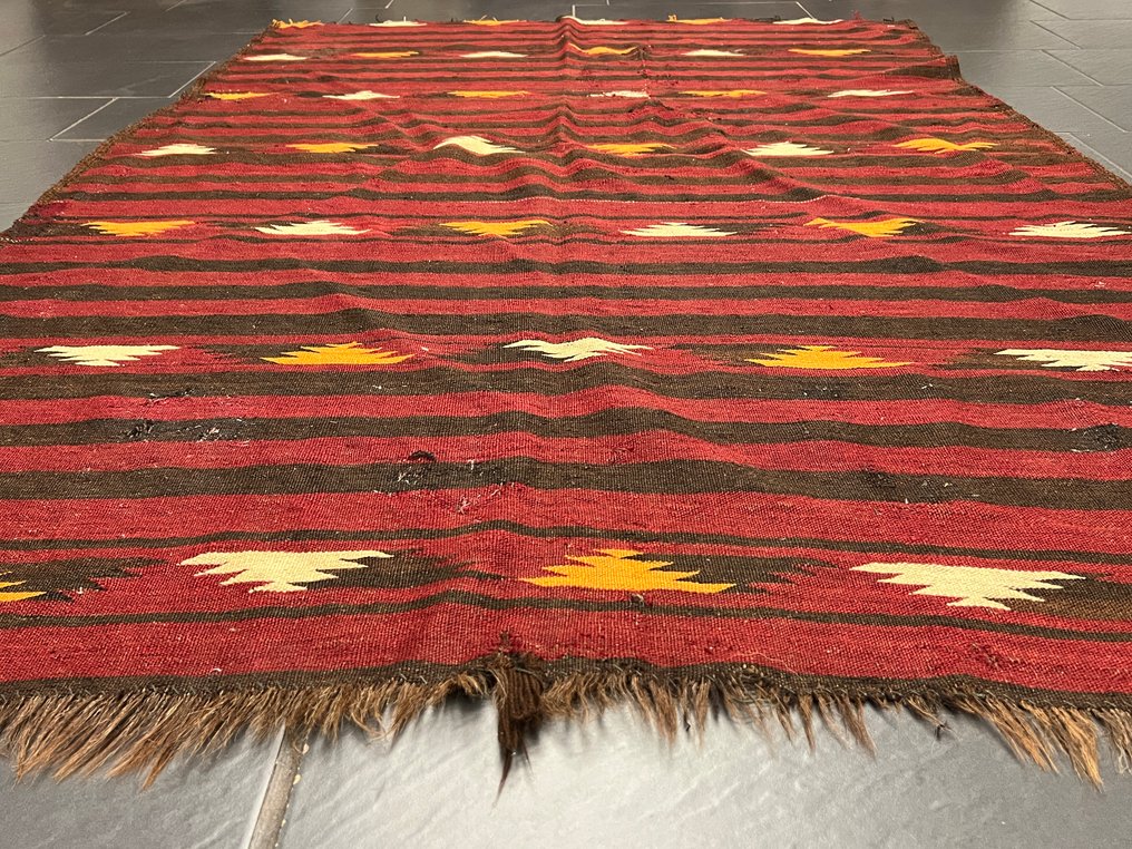 古老的哈萨克地毯 - 花毯 - 220 cm - 160 cm #1.0