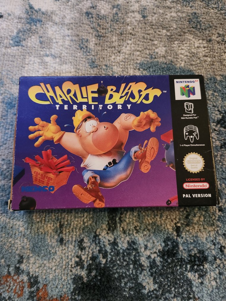 Nintendo - Nintendo 64 - Charlie Blasts Territory EUR CIB N64 pal - Video game - In original box #1.0