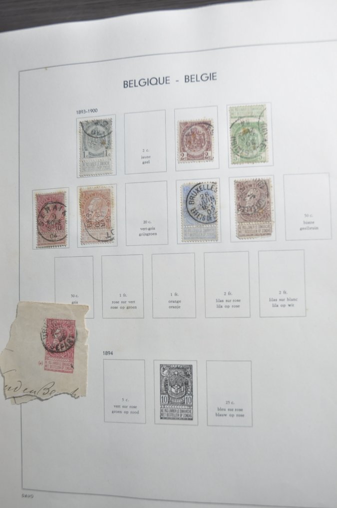 Belgium - Collection starting from classical in a DAVO album and various stockbooks (299 photos). #4.3