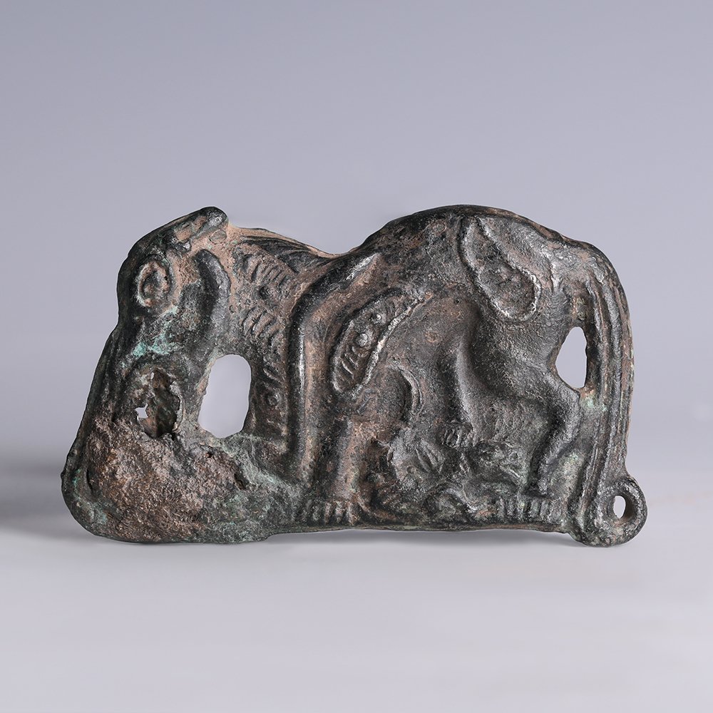 Ordos Bronze Belt Plaque of a Standing Quadruped #1.0