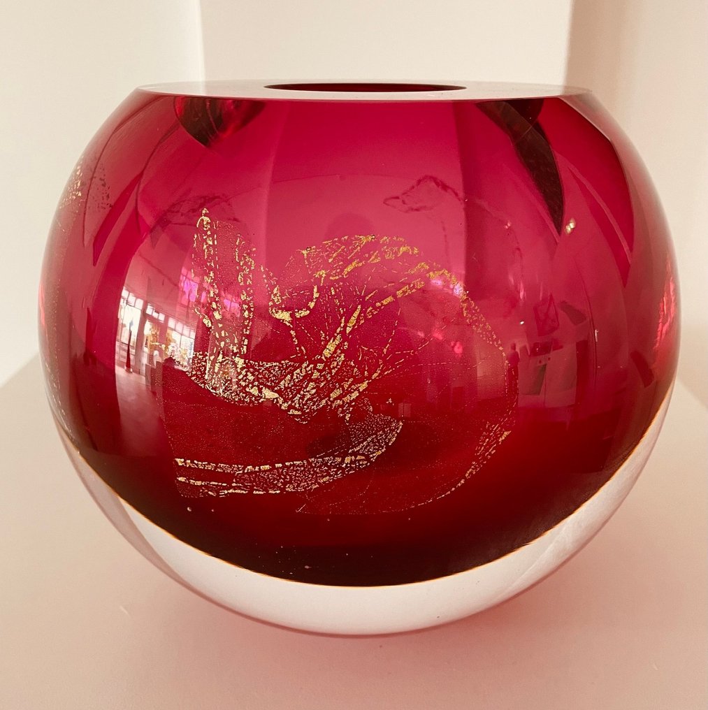 George Broft Unique 6,4 kilo! - 雕刻, “ PINK “ - 21 cm - 玻璃 #4.3