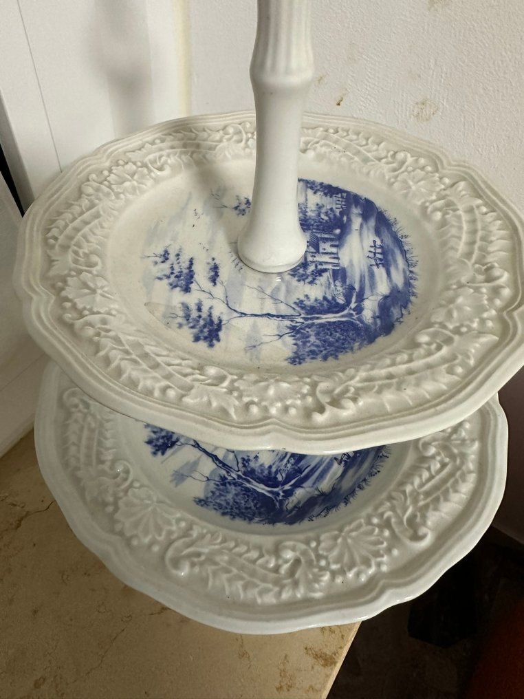 old castel - 餐桌中央装饰  - 陶瓷 - 陶瓷高脚托盘 #3.2