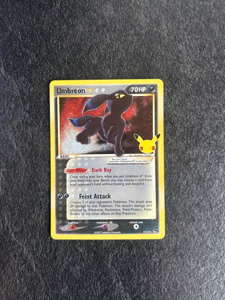 Pokémon - 1 Card - Umbreon 17/17 Foil, Προωθητική κάρτα - Various sets #1.0