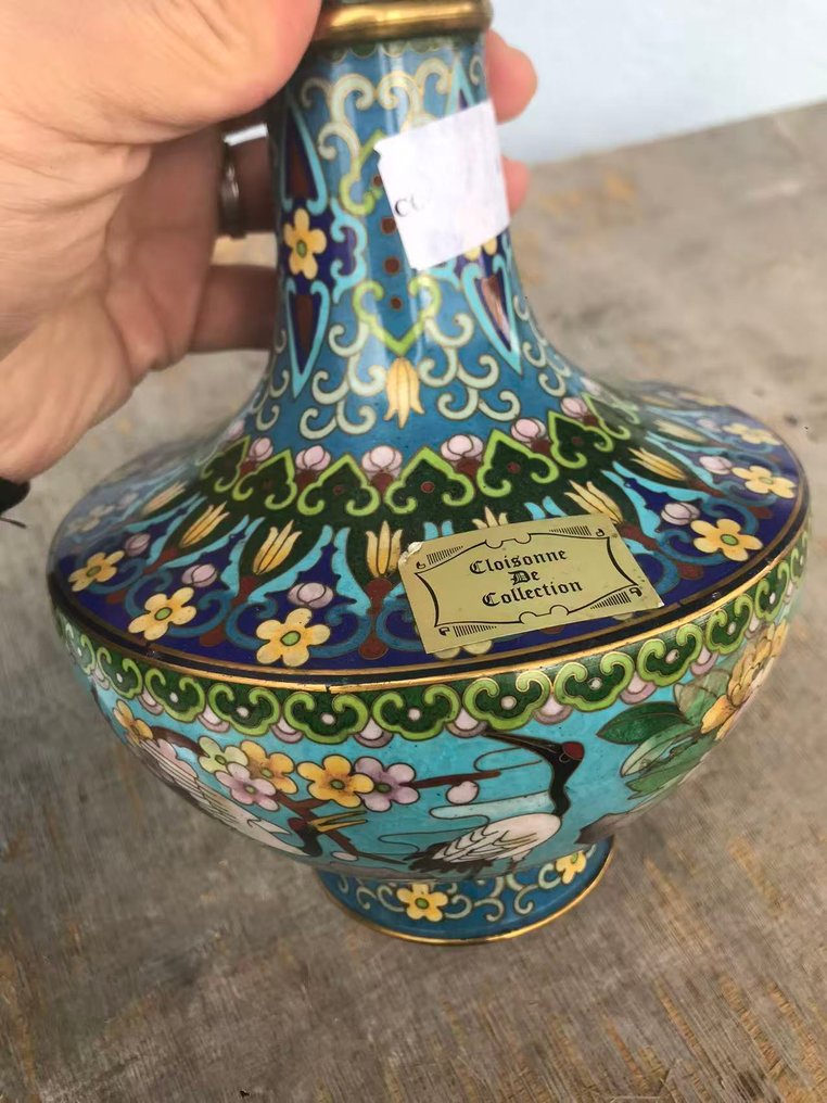 花瓶 - 黄铜色 - 中国  (没有保留价) #3.2