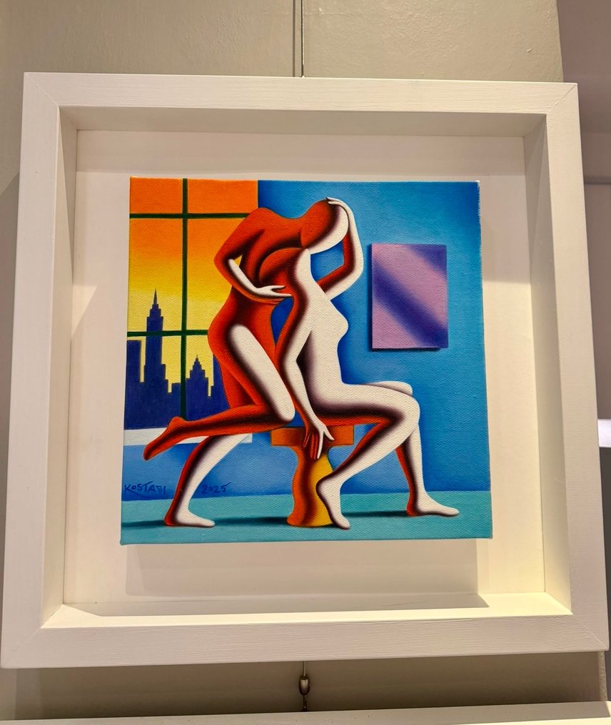 Mark Kostabi (1960) - The colors of desire #2.1
