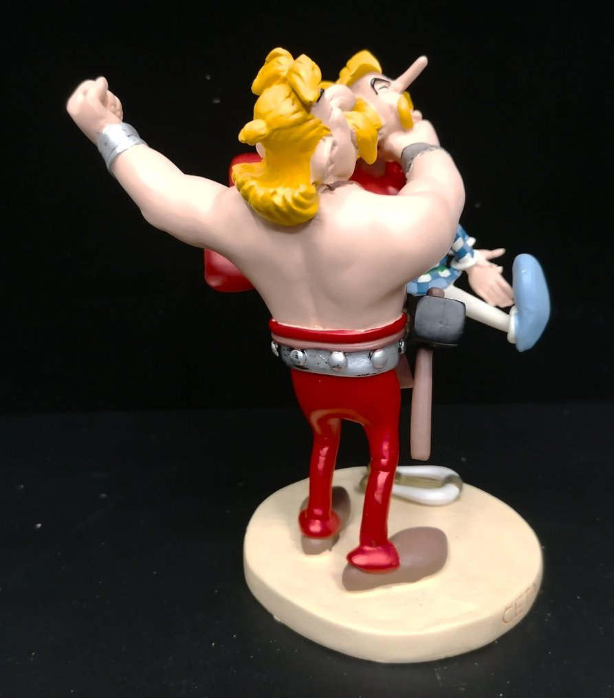 Astérix - Diorama  Atlas Plastoy 7/14 – Cetautomátix etrangle Asurancetúrix #3.2