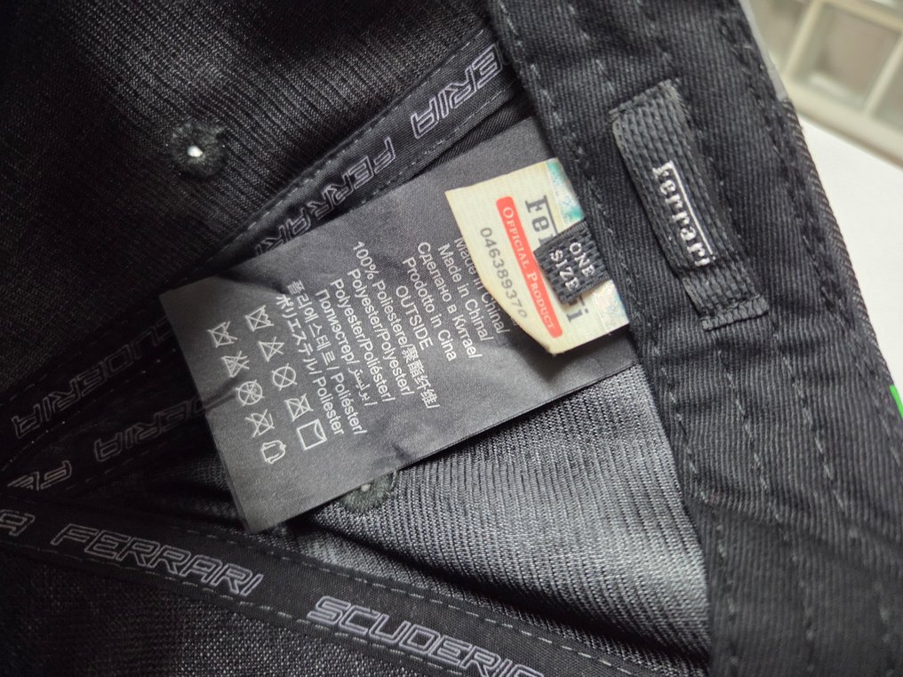 hat - Ferrari - Cappello Scuderia Ferrari nero #4.3