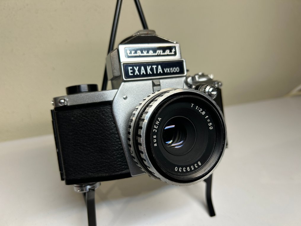 Exakta VX500 Travemat + Carl Zeiss Jena Tessar 2,8/50mm | Single lens reflex camera (SLR) #1.0