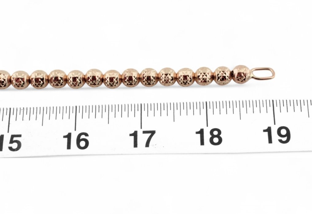 手镯 - 18K包金 玫瑰金 #1.0