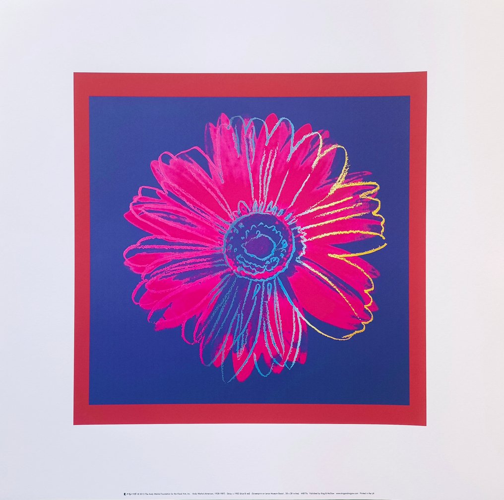 Andy Warhol (1928-1987) (after) - "Daisy, c.1982" · Set of 4 variants #2.1