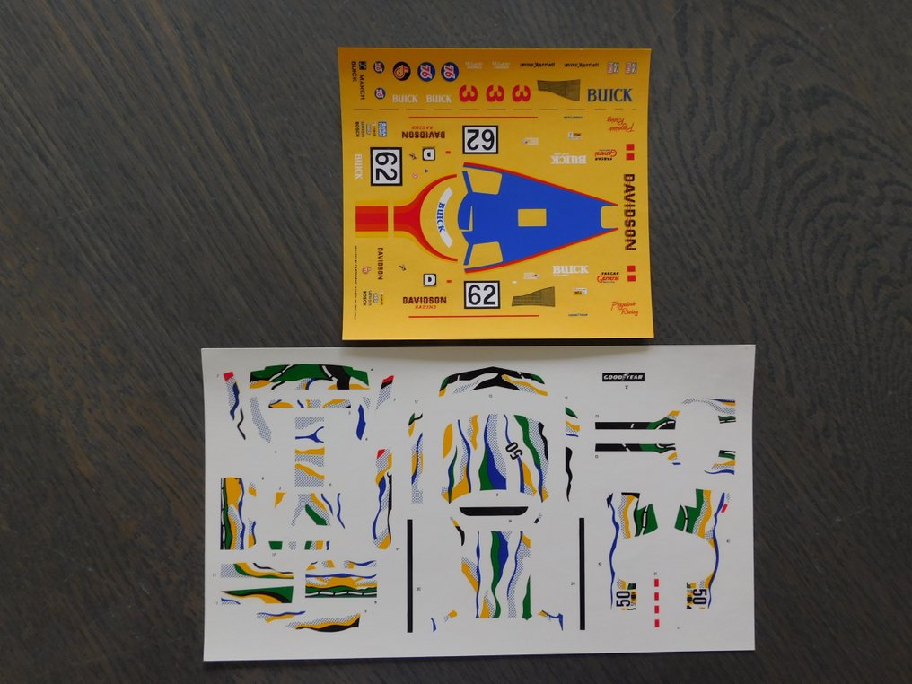 1:43 - Model car - Various Decals for AMR Kits #3.2