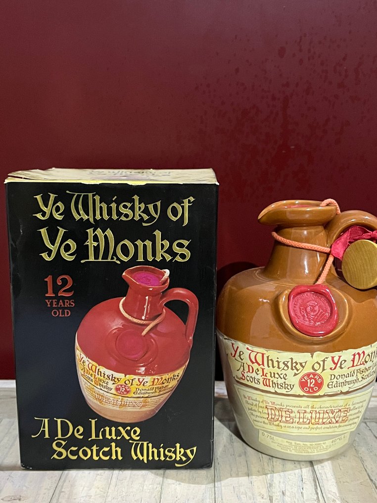 Ye Whisky of Ye Monks 12yo + Ye Franciscan 12yo Abbots Reserve - b. 1970年代 - 75cl, n/a - 2 瓶 #2.1