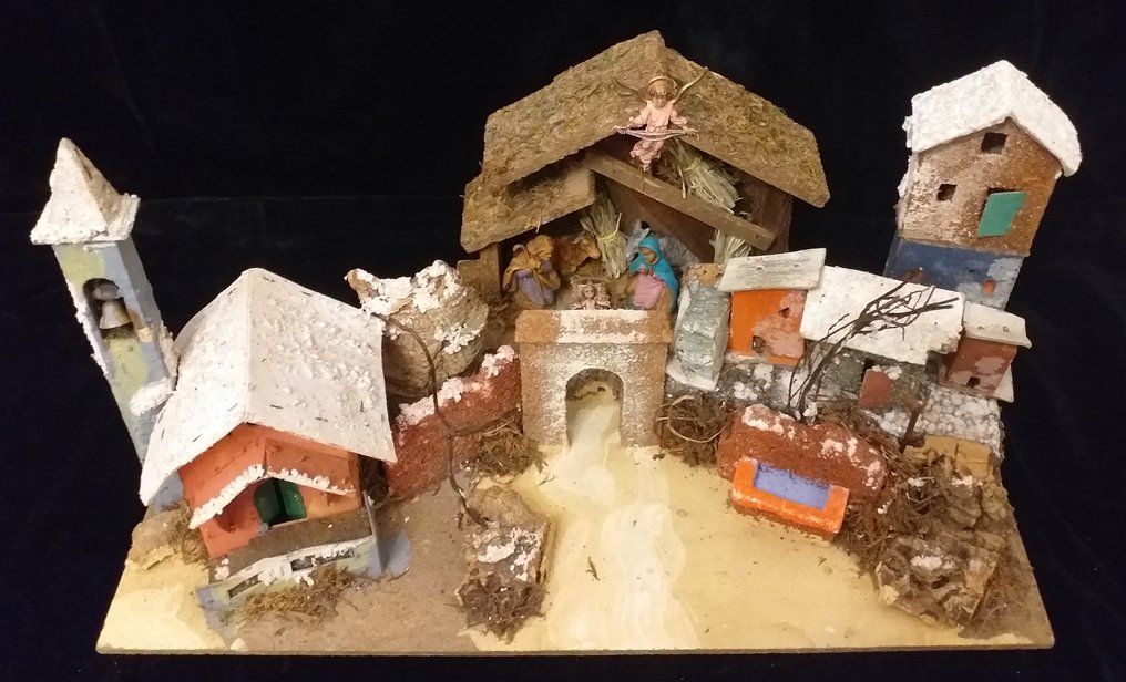 Σκηνή γέννησης (2) - Ξύλο, Χαρτί, Σύνθετο #1.0