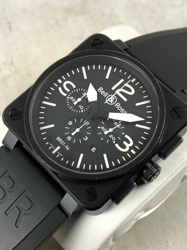 Bell & Ross - BR 01-94 Chronographe Automatic - BR01-94-S - 男士 - 2000-2010  #1.0