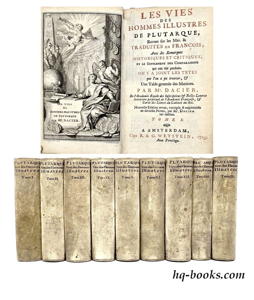 Plutarch - Les Vies des Hommes Illustres - 1724 #1.0