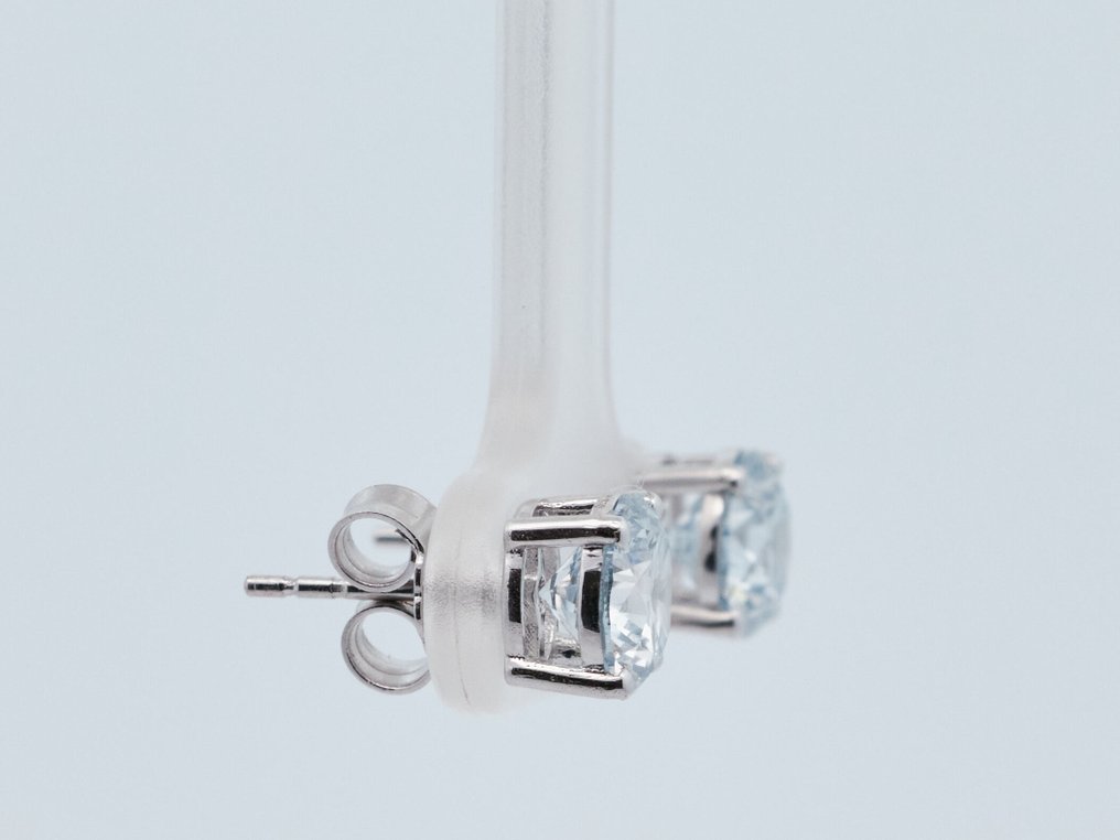 Sans Prix de Réserve - Boucles d'oreilles - 14 carats Or blanc - 2.27ct. tw. Diamant (Cultivé en laboratoire) #2.1