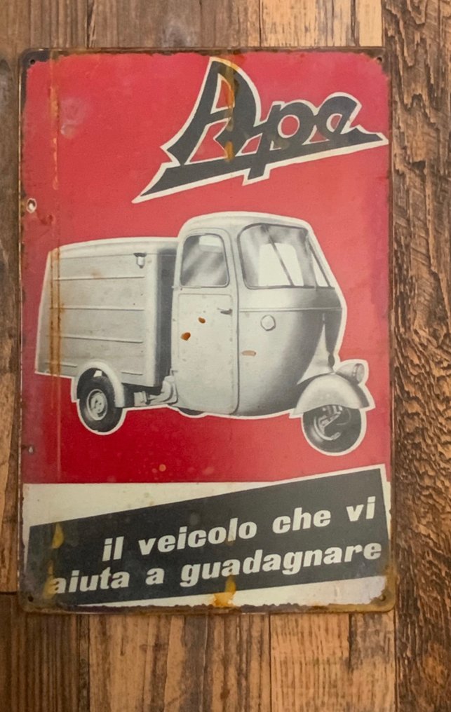 Targa Ape - Διαφημιστική πινακίδα - Λαμαρίνα #1.0