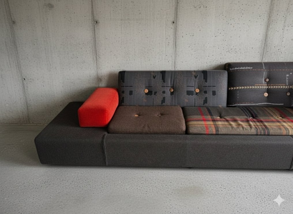 Vitra - Hella Jongerius - Sofa - Maharam Polder Sofa - Wool - Limited Edition 2015 #3.2